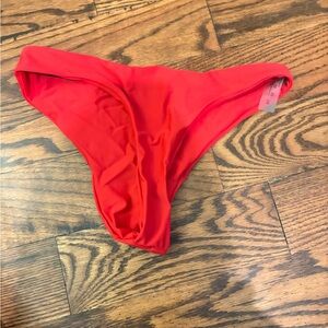 Women's Red Swim Bottom